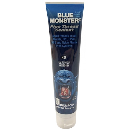 Blue Monster Mill Rose Blue Monster Blue Pipe Thread Sealant 2 oz 76007